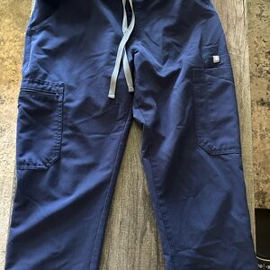 Women’s Figs Scrubs Navy Blue Pants- XS/P